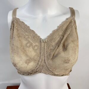 Wacoal Renaissance Rose 85720 Bra 36DDD Beige Lace Full Coverage Underwire